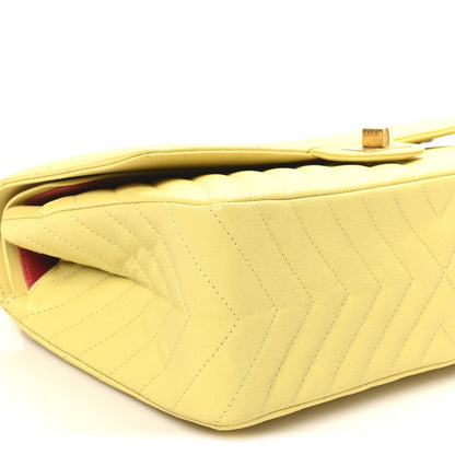 Sheepskin Chevron Quilted 2.55 Reissue 226 Flap Yellow