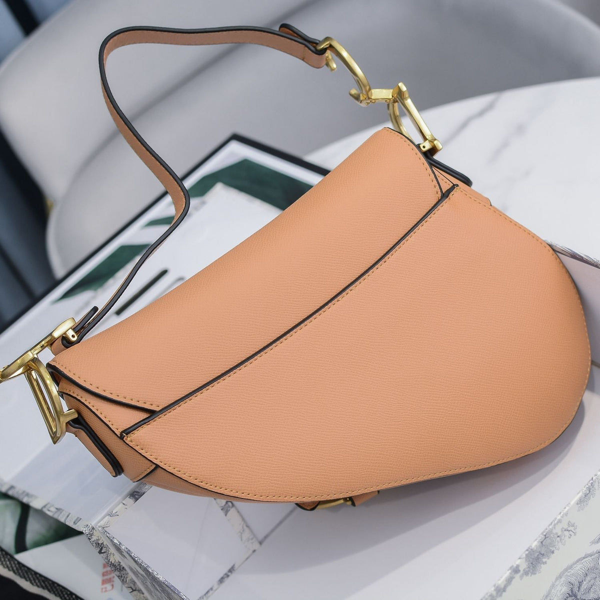 Women DIOR Saddle Micro Bag With Strap