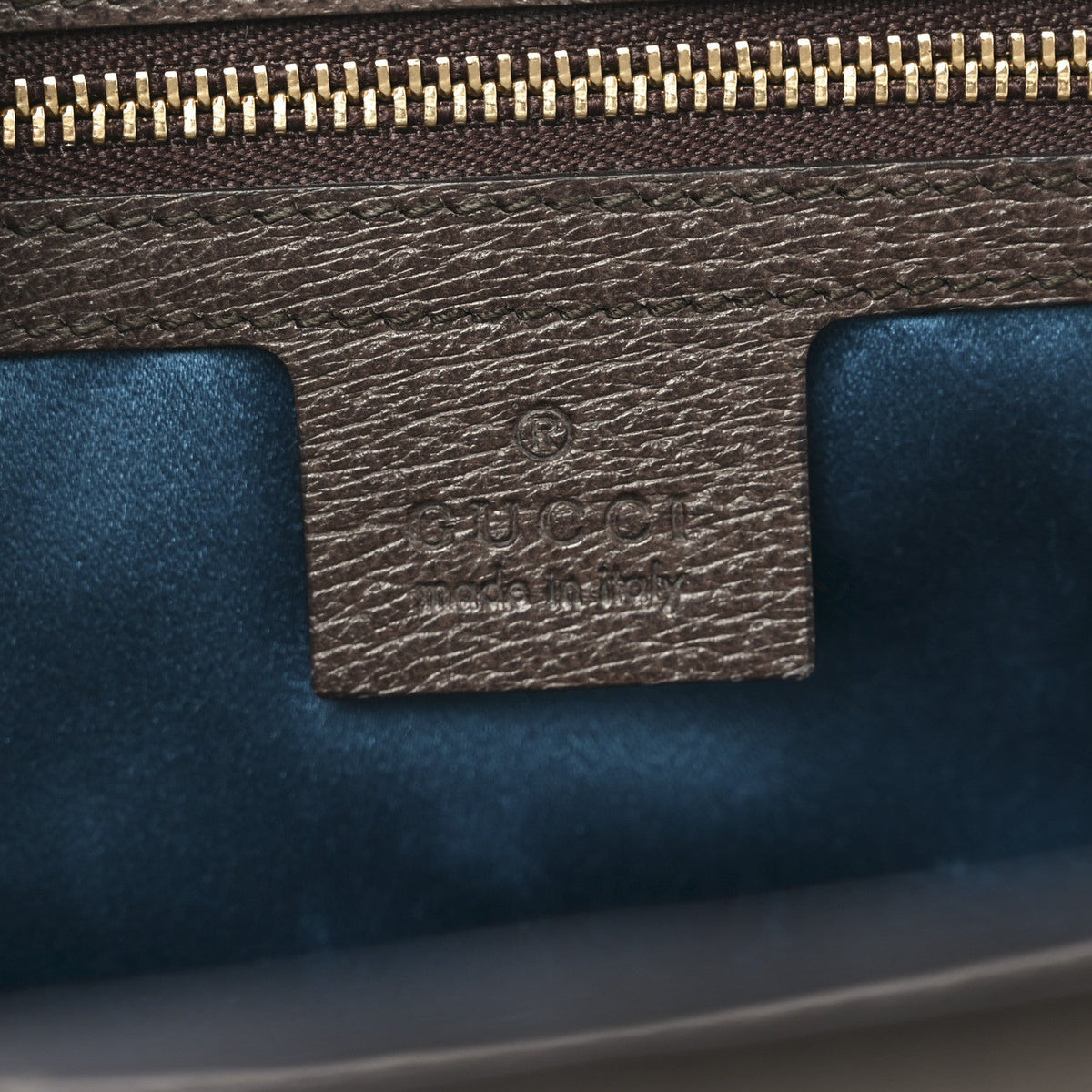 GG Supreme Monogram Web Medium Ophidia Chain Shoulder Bag Brown