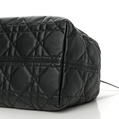 Calfskin Macrocannage Large Toujours Black