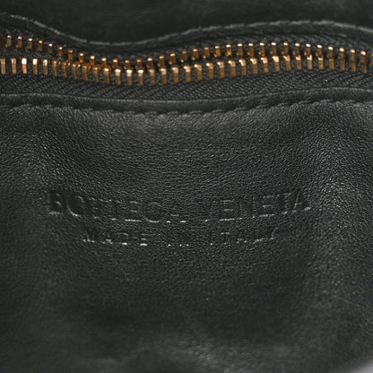 Nappa Maxi Intreccio Padded Cassette Crossbody Bag Black