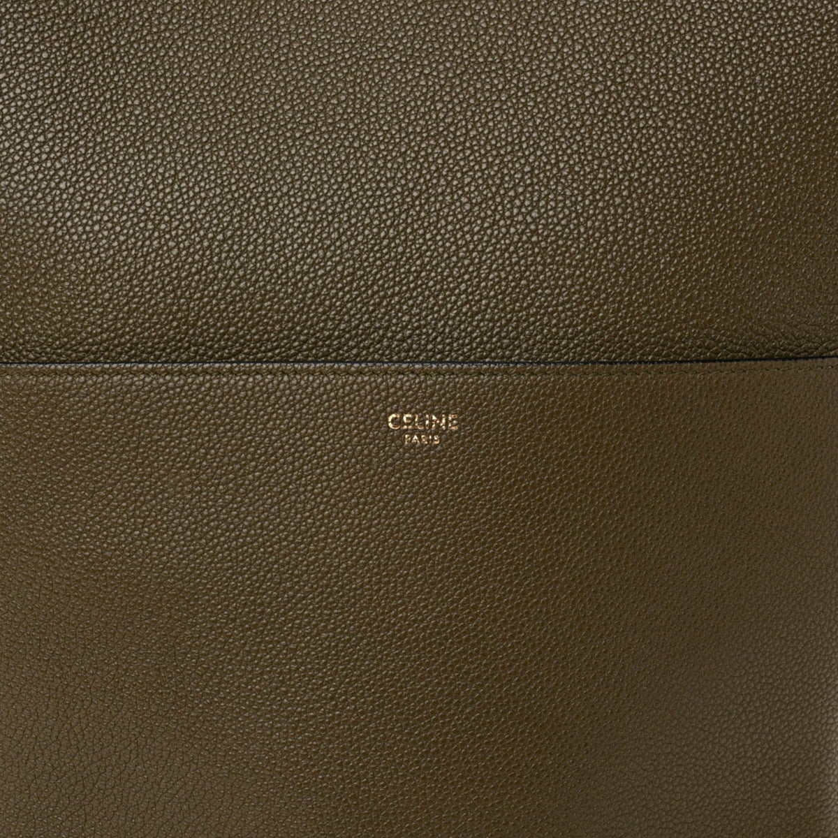 Soft Grained Calfskin Sangle Bucket Bag Light Khaki