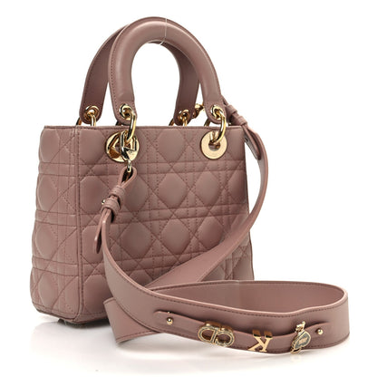 Lambskin Cannage Small My ABCDior Lady Dior Blush