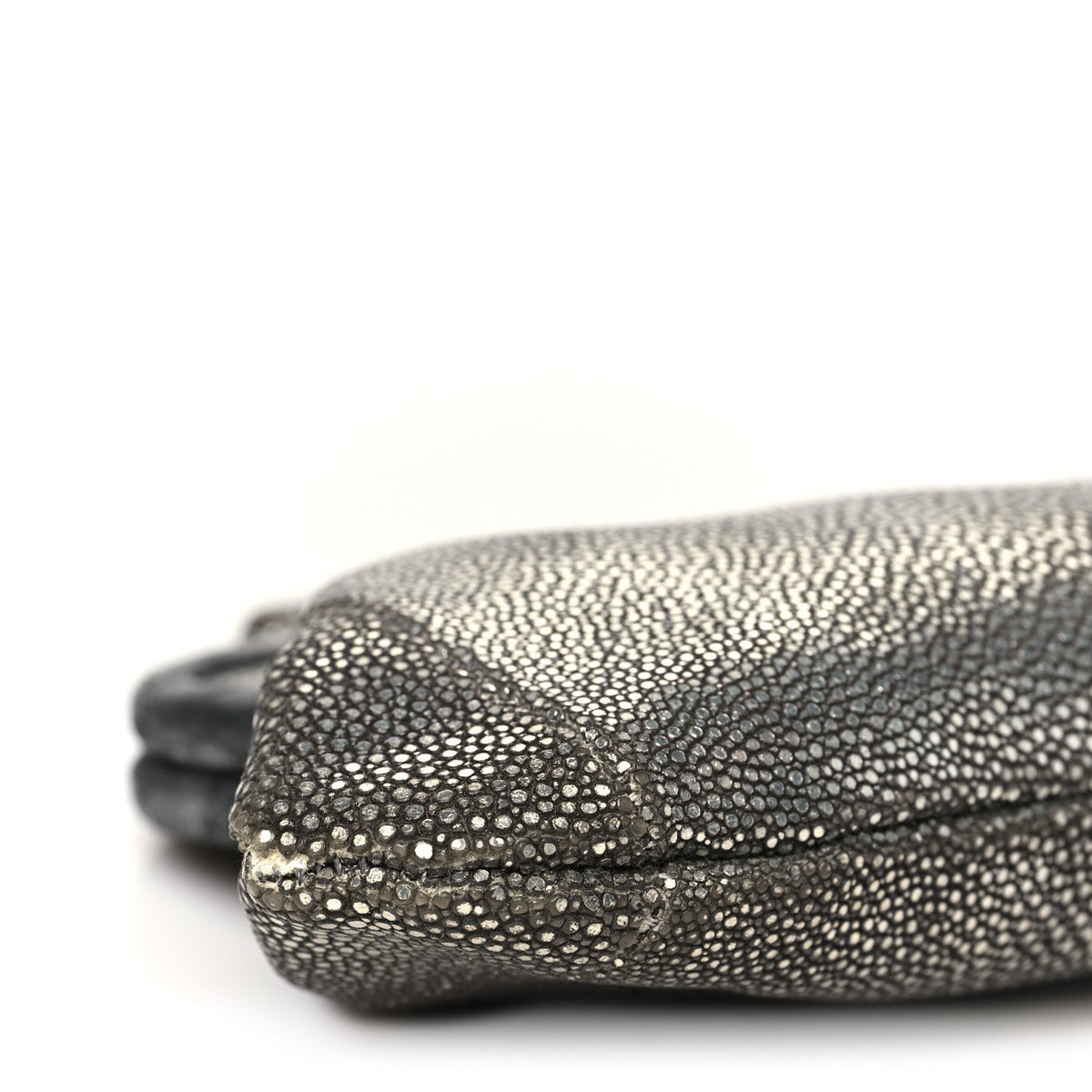 Stingray Degrade Frame Clutch Silver