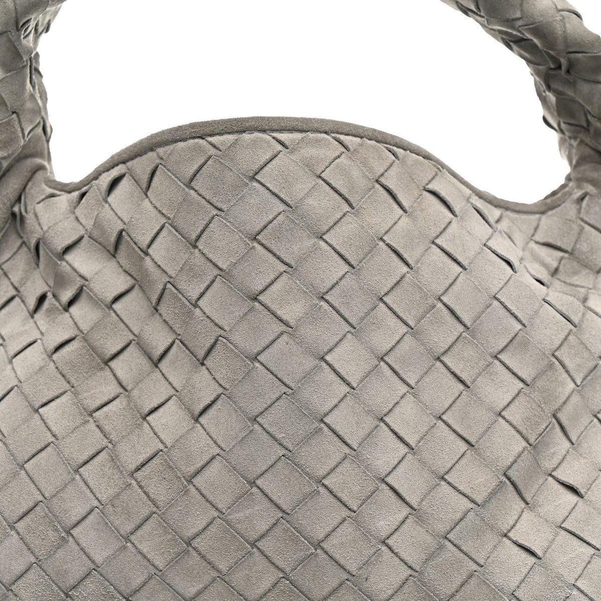 Suede Intrecciato Small Hop Sterling