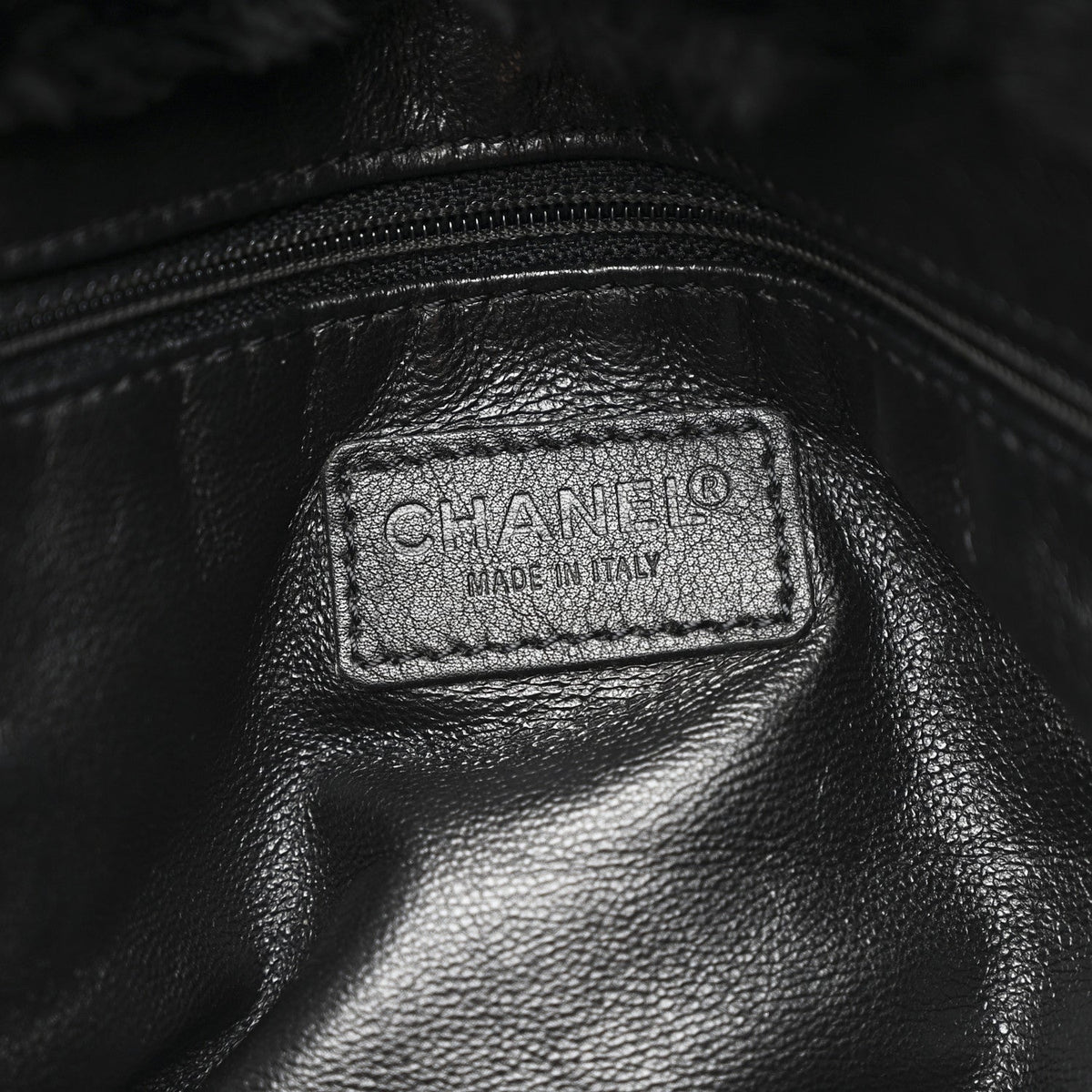 Orylag Rabbit Fur CC Tote Black