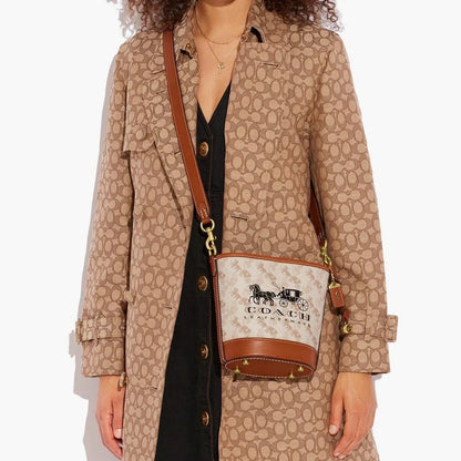 Coa Presbyopic Carriage Bucket Bag