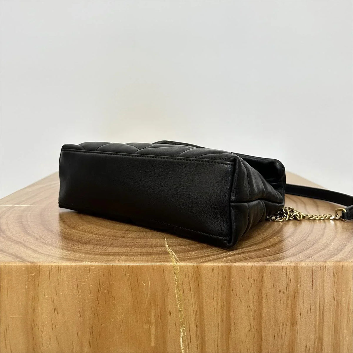 YSL | Loulou Puffer Toy Bag In Quilted Lambskin Gold Hardware Size 23x15.5x8.5