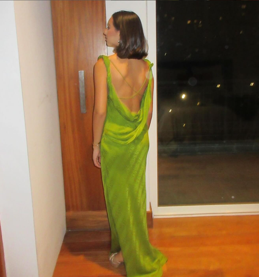 Unique Print Backless Long Prom Dress Elegant Evening Dress SH1538