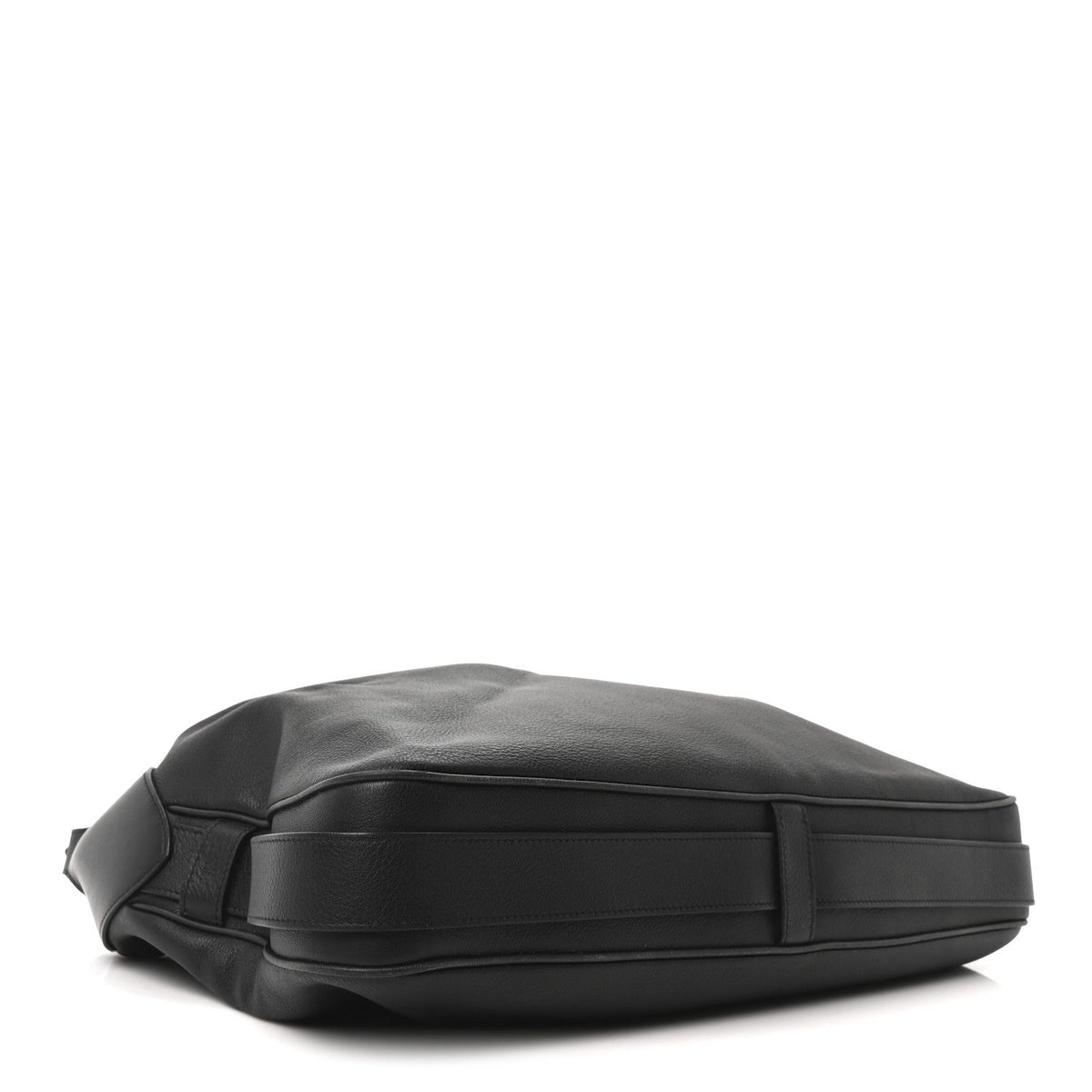 Supple Calfskin Weekend Romy Shoulder Bag Black