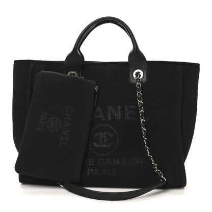 Mixed Fibers Small Deauville Tote Black