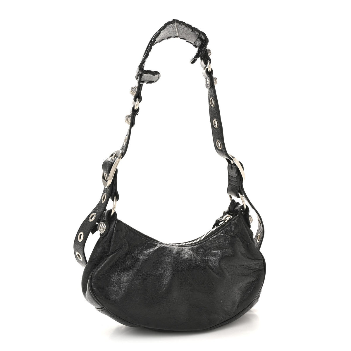 Agneau Arena Le Cagole Shoulder Bag XS Black