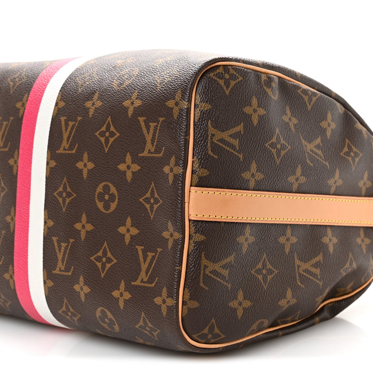 Monogram My LV Heritage Speedy Bandouliere 30 Fuchsia White
