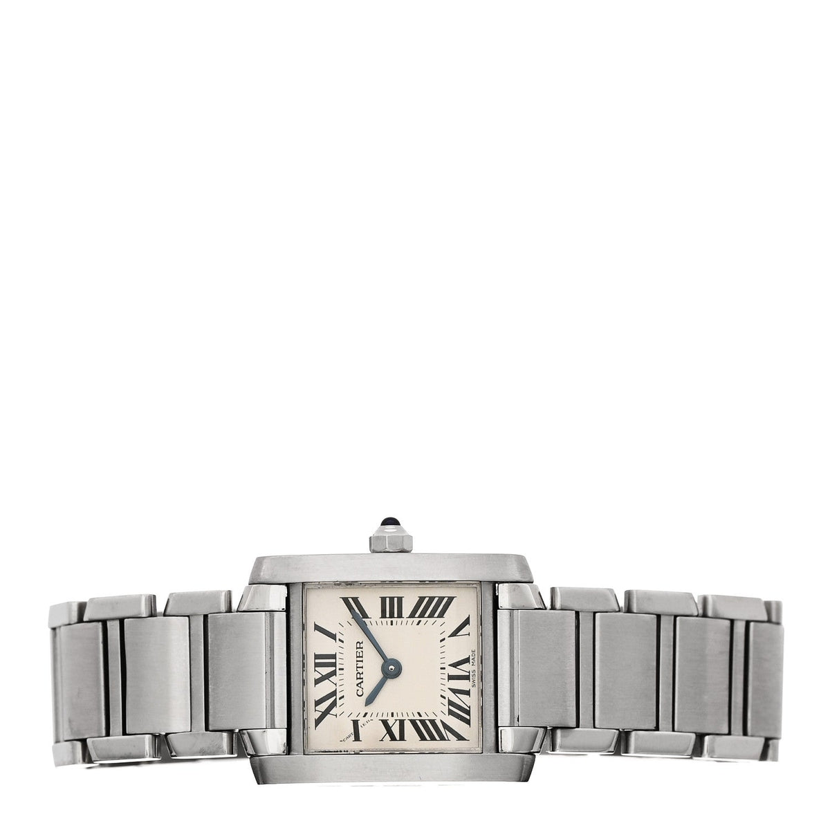 Stainless Steel 20mm Tank Francaise Quartz Watch
