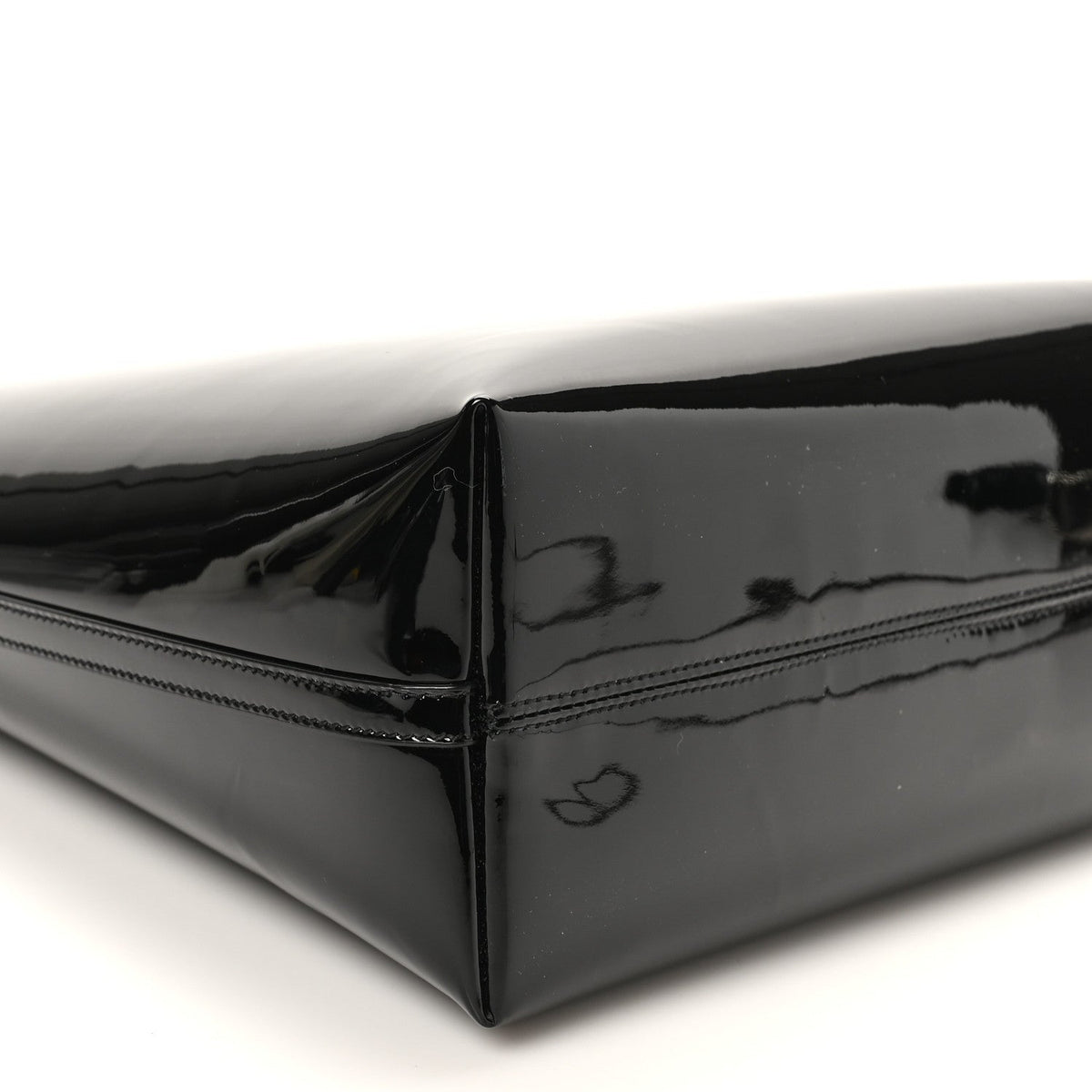 Patent Calfskin Rendez-Vous Hobo Black