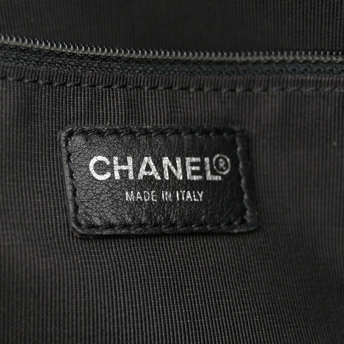 Caviar Quilted Bowler Black