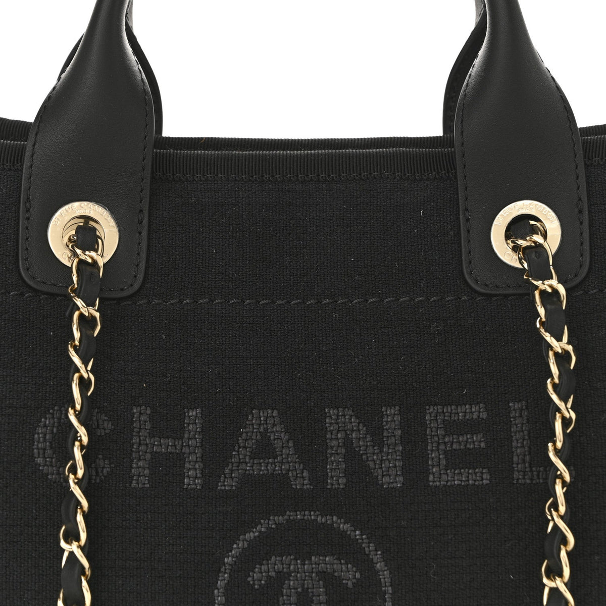 Mixed Fibers Small Deauville Tote Black