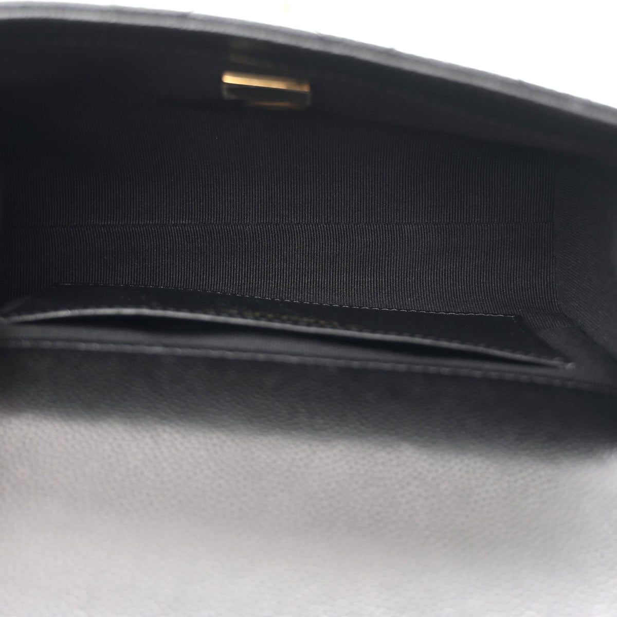 Caviar Quilted Mini Flap Black