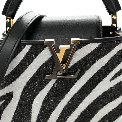 Swarovski Calfskin Capucines Mini Zebra