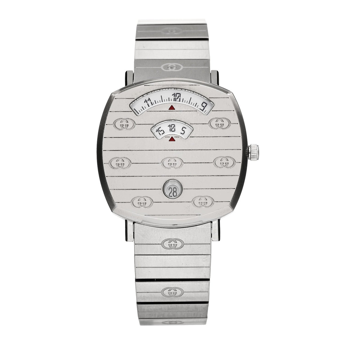 Stainless Steel 35mm Grip Quartz Watch
