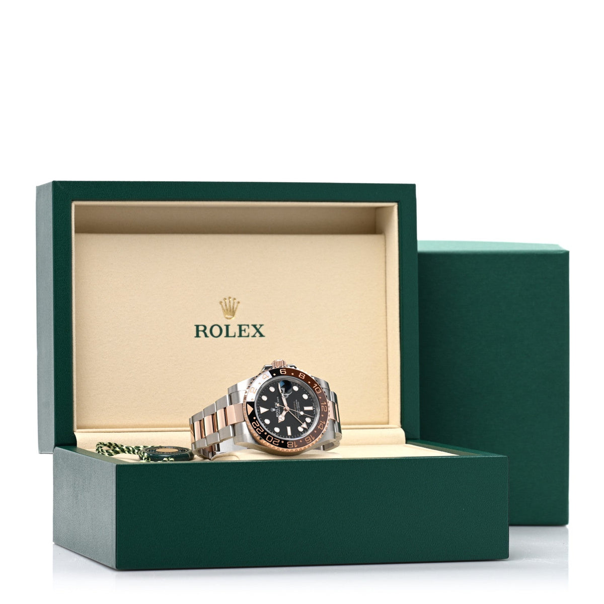Stainless Steel 18K Everose Gold 40mm GMT-Master II Root Beer Watch 126711CHNR