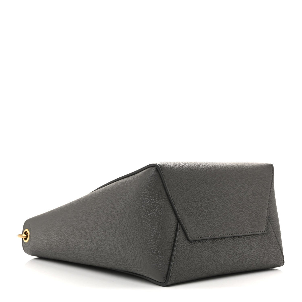 Soft Grained Calfskin Small Sangle Bucket Bag Kohl