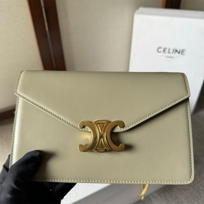 WALLET ON CHAIN MARGO in Shiny calfskin