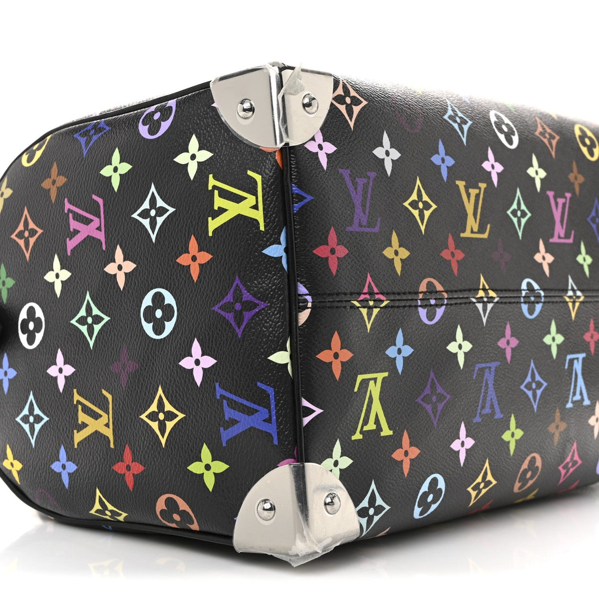 LV X TM Monogram Multicolor Speedy Soft 30 Black