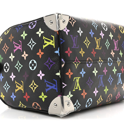 LV X TM Monogram Multicolor Speedy Soft 30 Black
