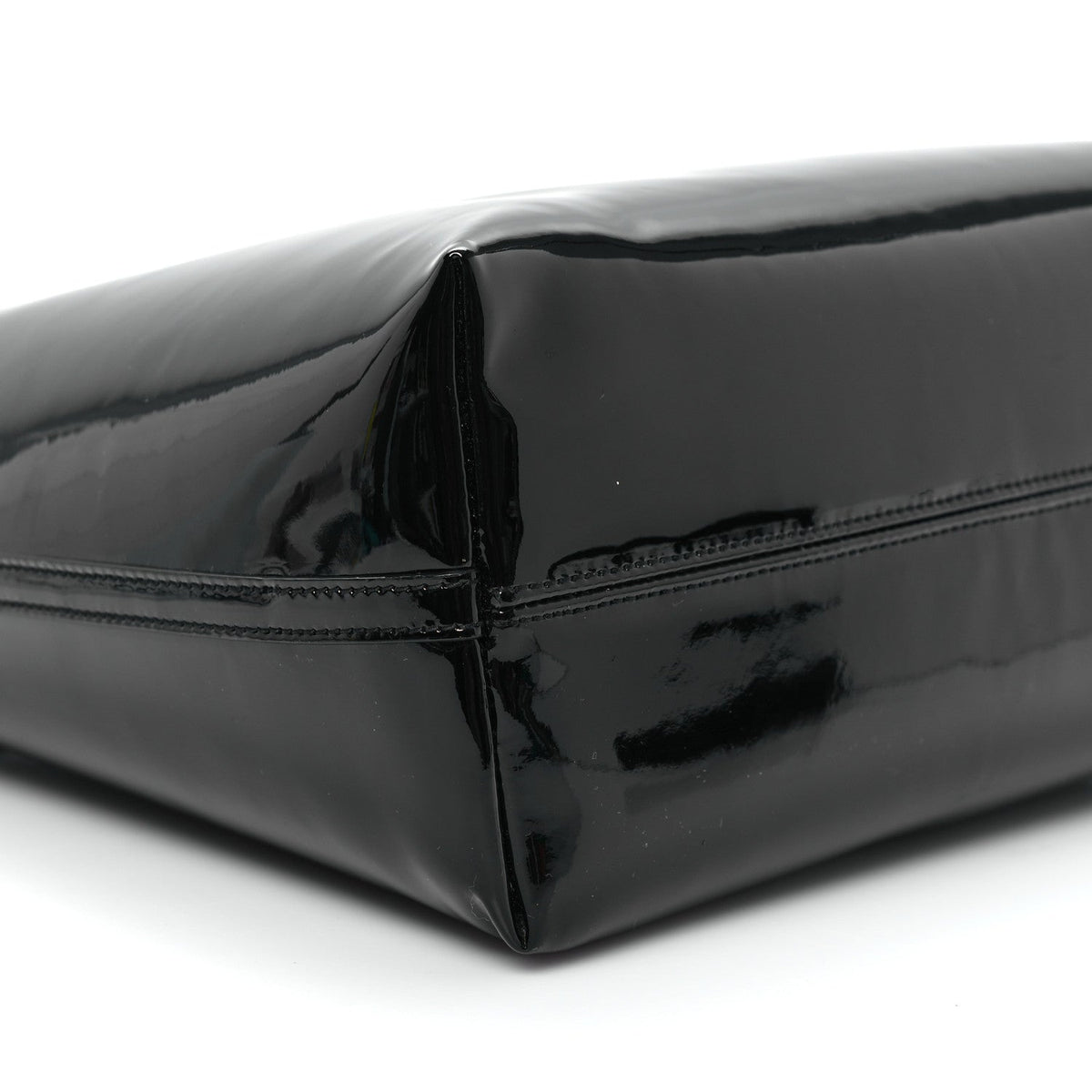 Patent Calfskin Rendez-Vous Hobo Black