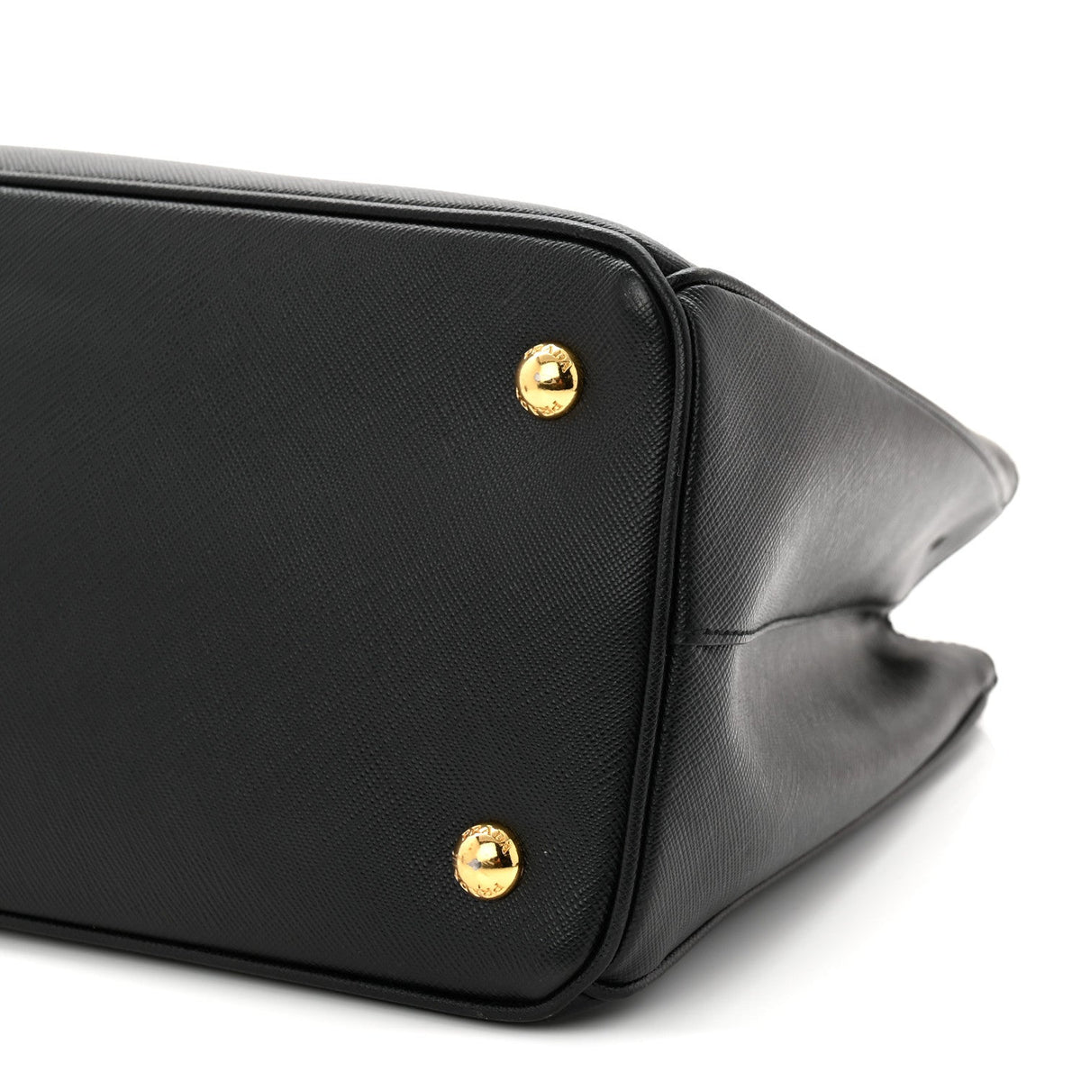 Saffiano Lux Medium Tote Black