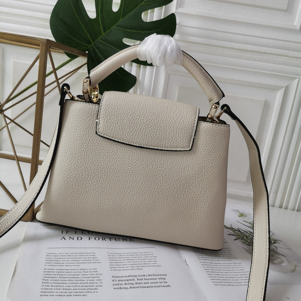 Louis Vuitton Capucines Eggshell