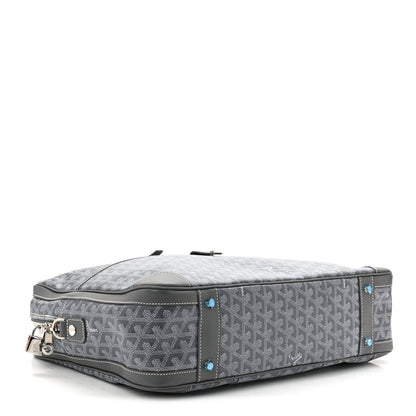 Goyardine Ambassade MM Briefcase Grey