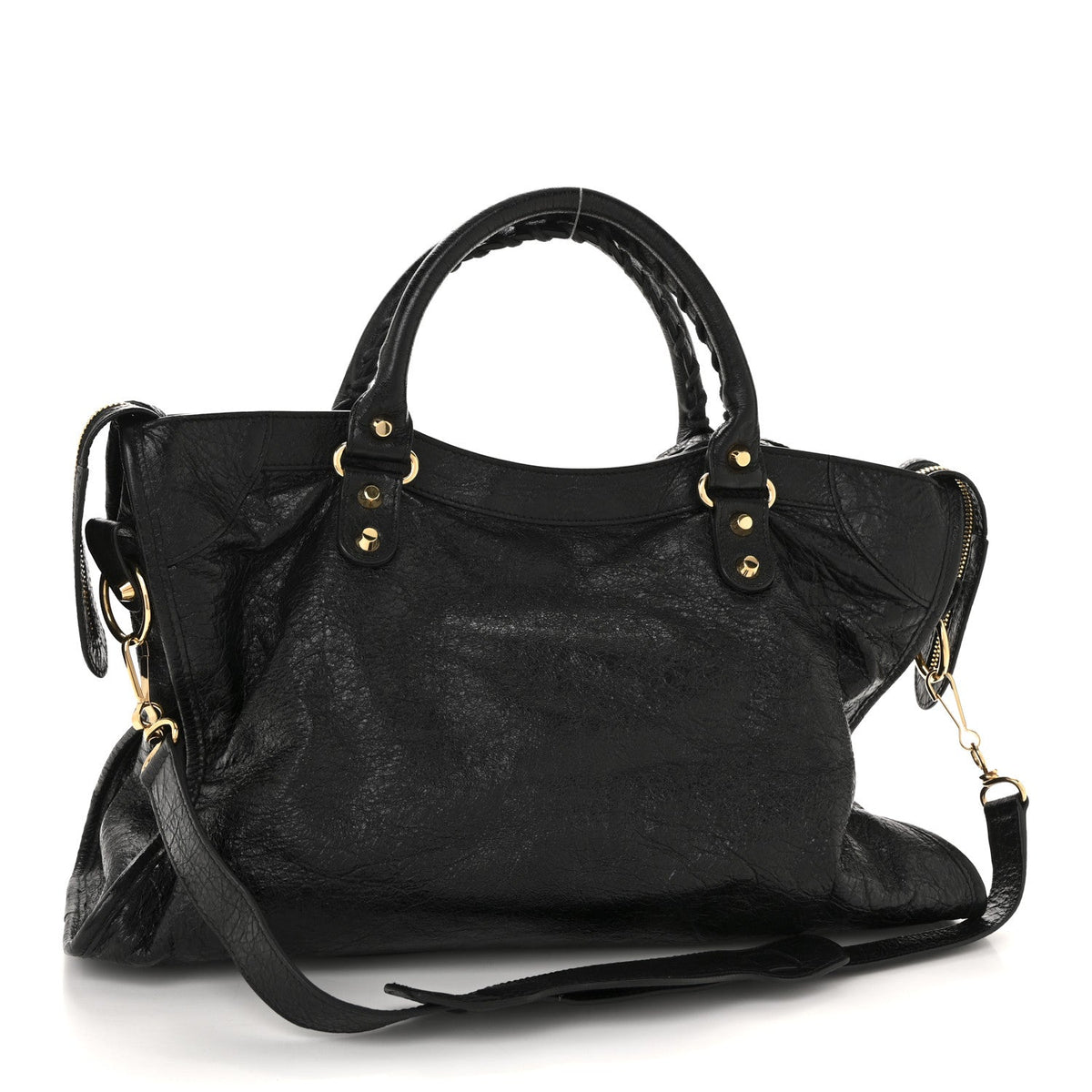 Agneau Classic Gold Hardware City Black