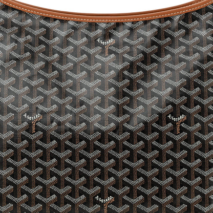 Goyardine Boheme Hobo Black Gold