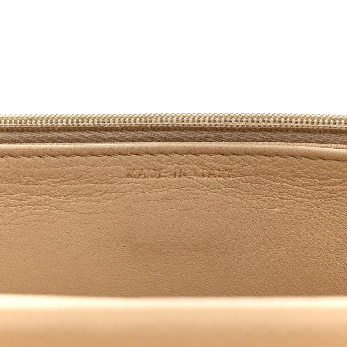 Caviar Quilted Wallet On Chain WOC Beige