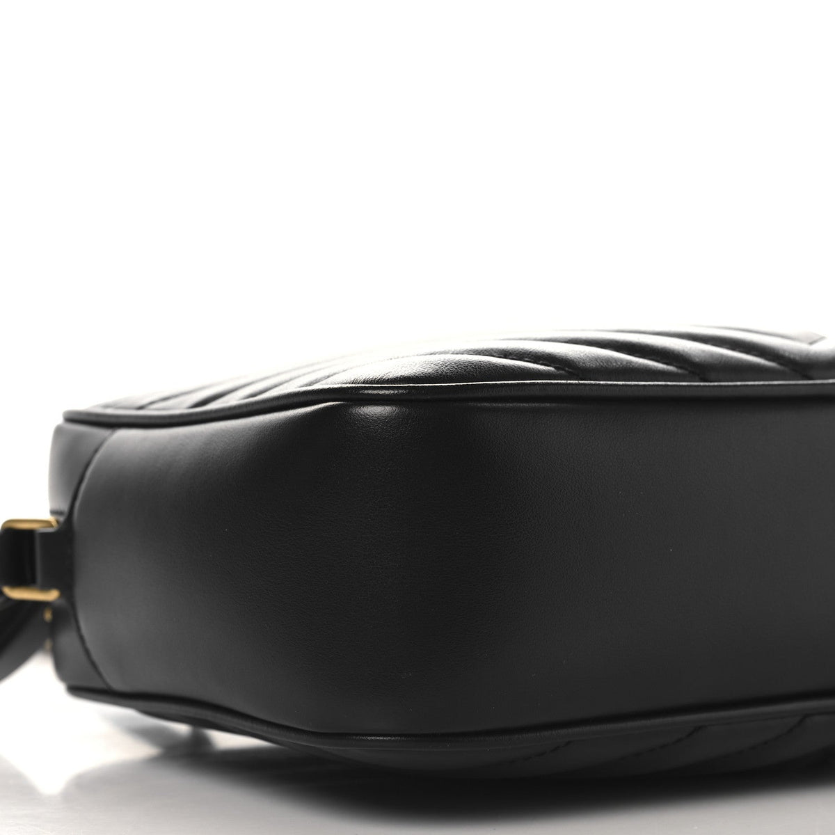 Calfskin Matelasse Monogram Lou Camera Bag Black