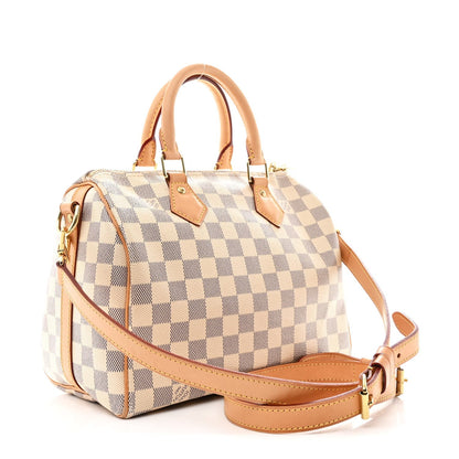 Damier Azur Speedy Bandouliere 25