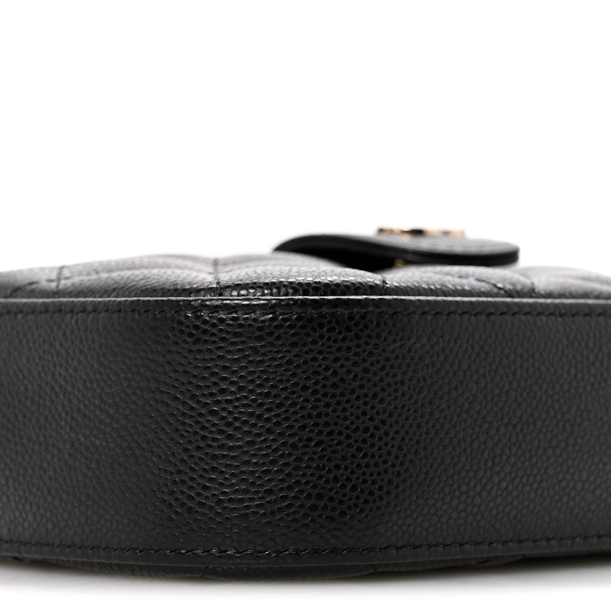 Caviar Quilted Chain Camera Bag Black