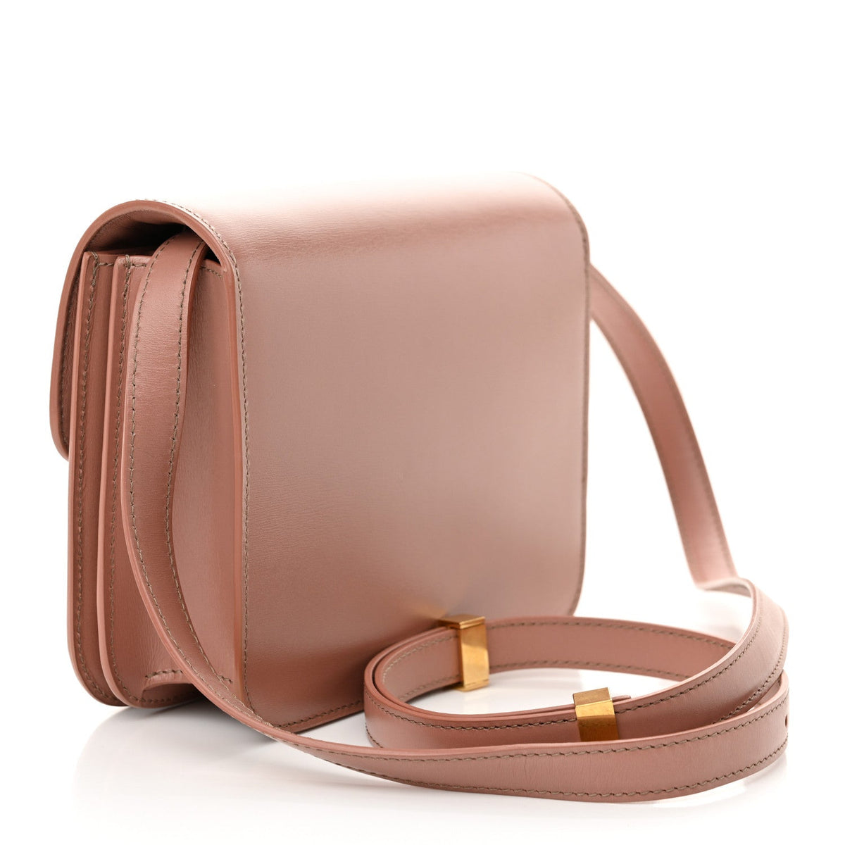 Box Calfskin Teen Classic Box Flap Bag Antique Rose