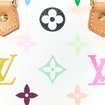 Monogram Multicolor Mini Sac HL Speedy White