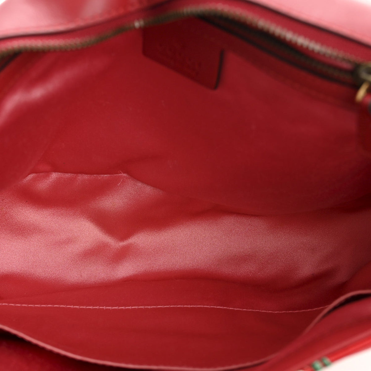 Jacquard Matelasse Floral Medium GG Marmont Shoulder Bag Red