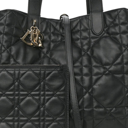 Calfskin Macrocannage Large Toujours Black