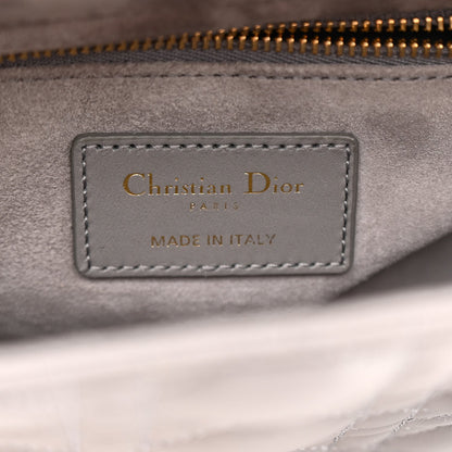 Lambskin Cannage Small My ABCDior Lady Dior Grey
