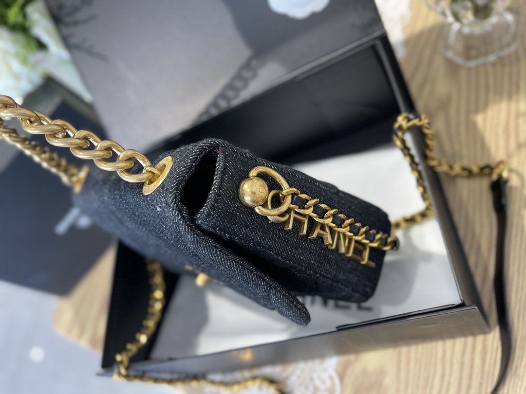 Chanel 19 Denim Flap Bag
