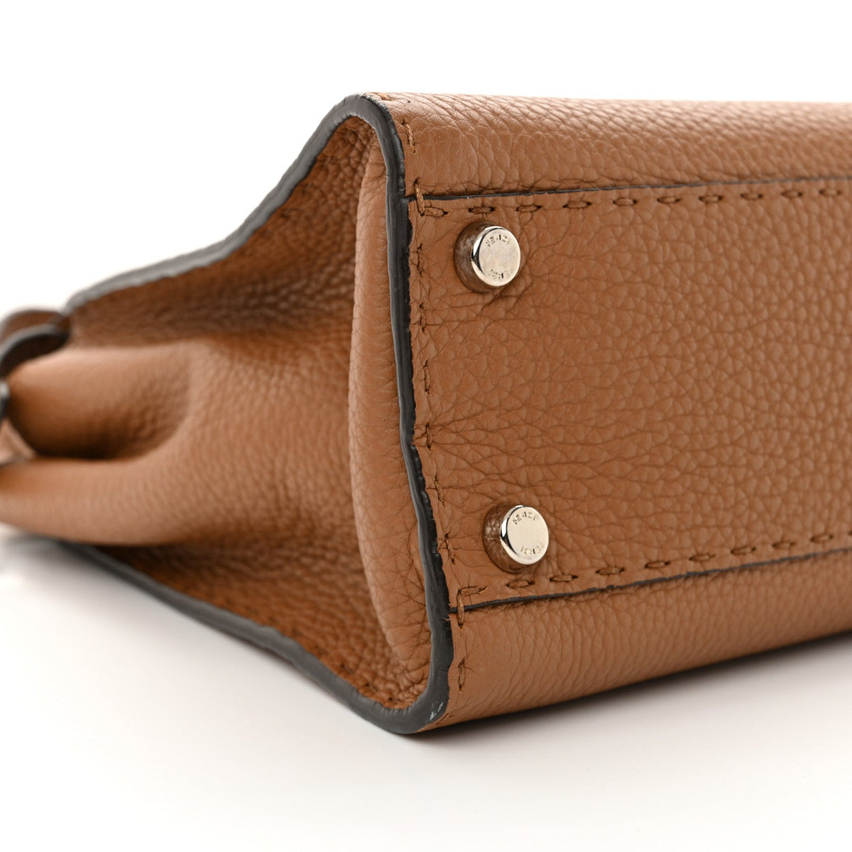 Cuoio Romano Selleria Bi-Color Medium Peekaboo Iconic Satchel Mou Deserto