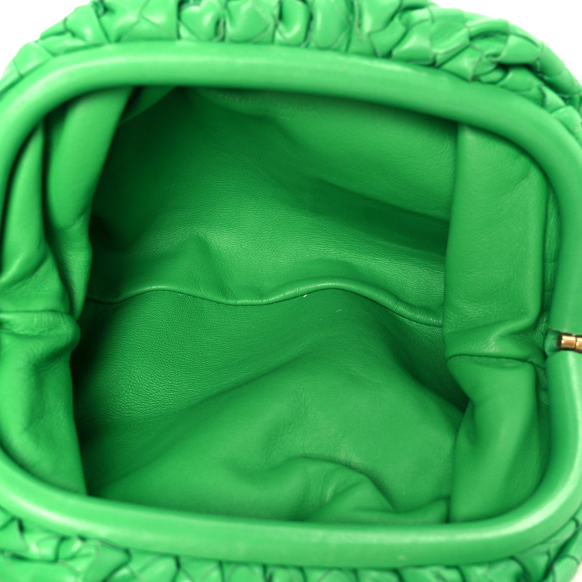 Nappa Intrecciato Teen Pouch Parakeet