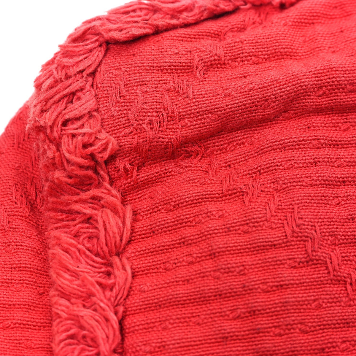Canvas Large Double Face Shopping Tote Red