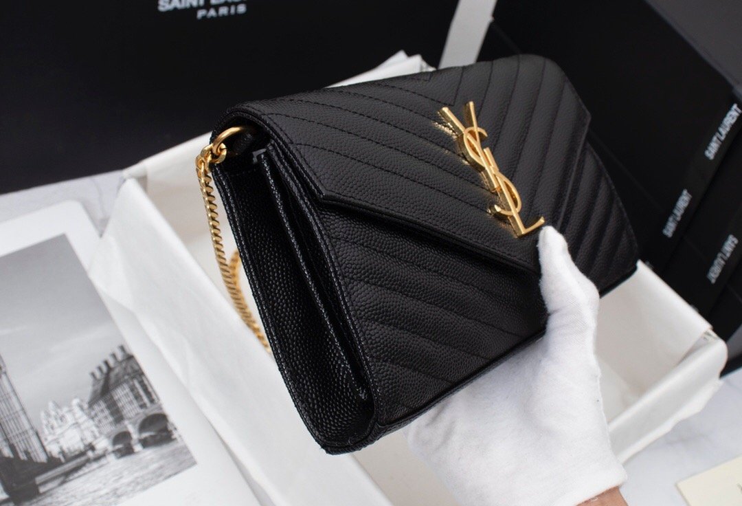Saint Laurent Cassandre Chain Wallet