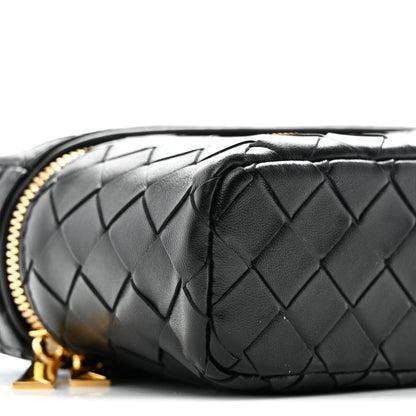 Calfskin Intrecciato Bang Bang Vanity Case Black